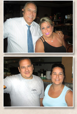 Friendly crew at Pap's Ultimate Bar & Grill Restaurant