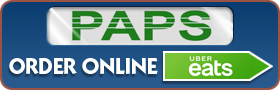 Link to Pap's online ordering through UberEats